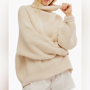 Swim Too Deep Oversized Turtleneck Sweater